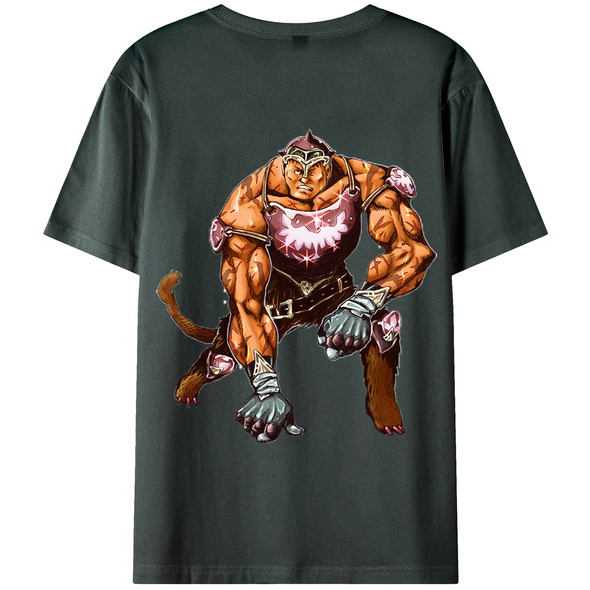 （画像用） 遊☆戯☆王 Yu-Gi-Oh! 綿100％ メンズ半袖Tシャツ（バックプリント） 通気性